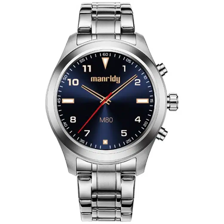 wearablemaster smart steel band watch for men support heart rate monitoring sleep monitoring exercise pedometer m80 gallery 01 M80 smart watch product image