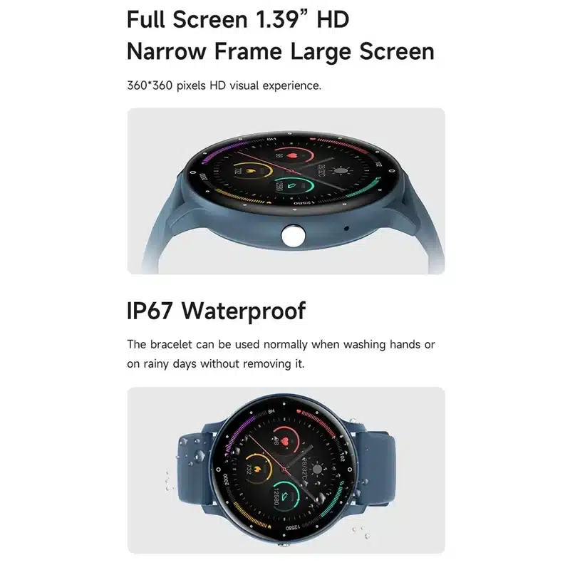 WT1 smart watch product detail 1