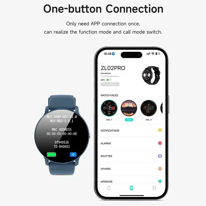 WT1 smart watch product detail 7