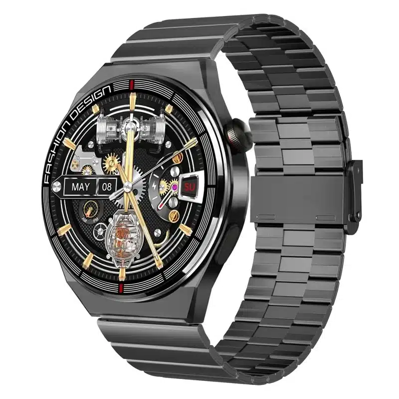 wearablemaster smart watch bluetooth compatible call health monitor 50 sports modes nfc wristwatch h4 promax wearablemaster h4 promax wearablemaster gallery 01 H4 ProMax smart watch product image