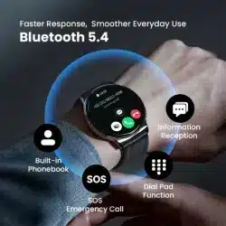 Solar Lite 2 1.43-Inch AMOLED Smart Watch with 17-Day Battery Life, Bluetooth Calling and 1ATM - Image 5