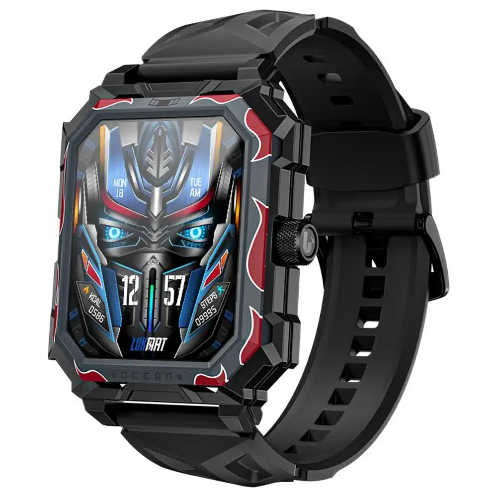 wearablemaster sport smartwatch fitness tracker heart rate blood oxygen monitor bluetooth 5 3 ocean max wearablemaster gallery 01 Ocean Max smart watch product image