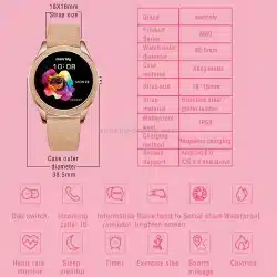 M6003 smart watch feature detail