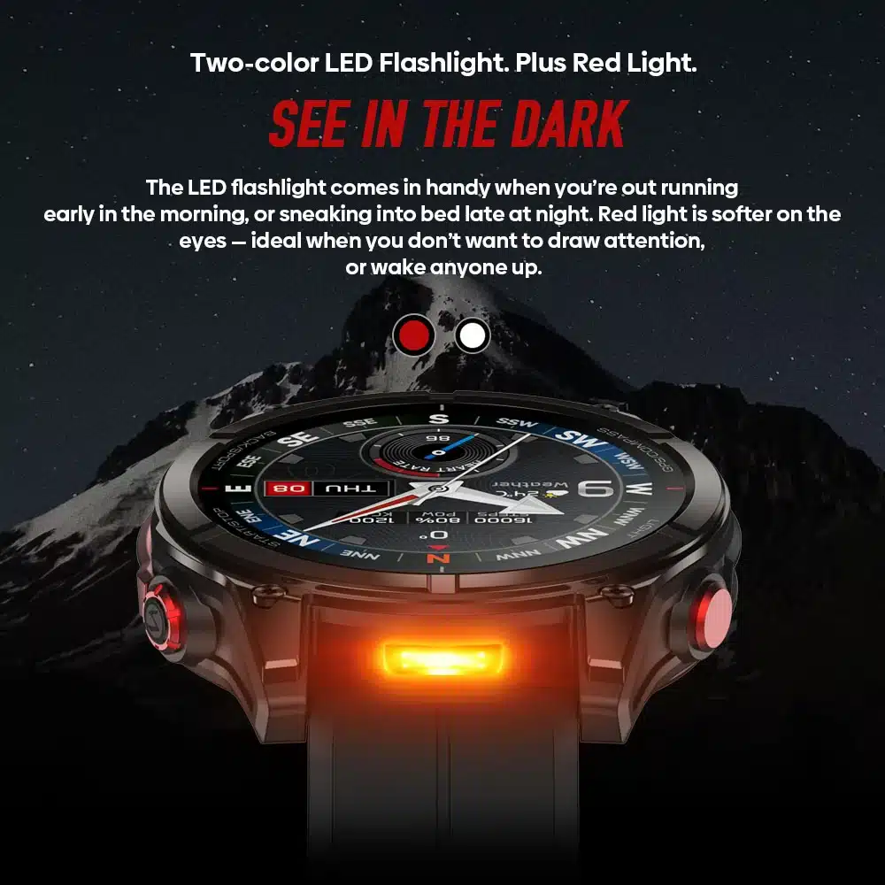 Stratos 4 Pro two-color LED flashlight