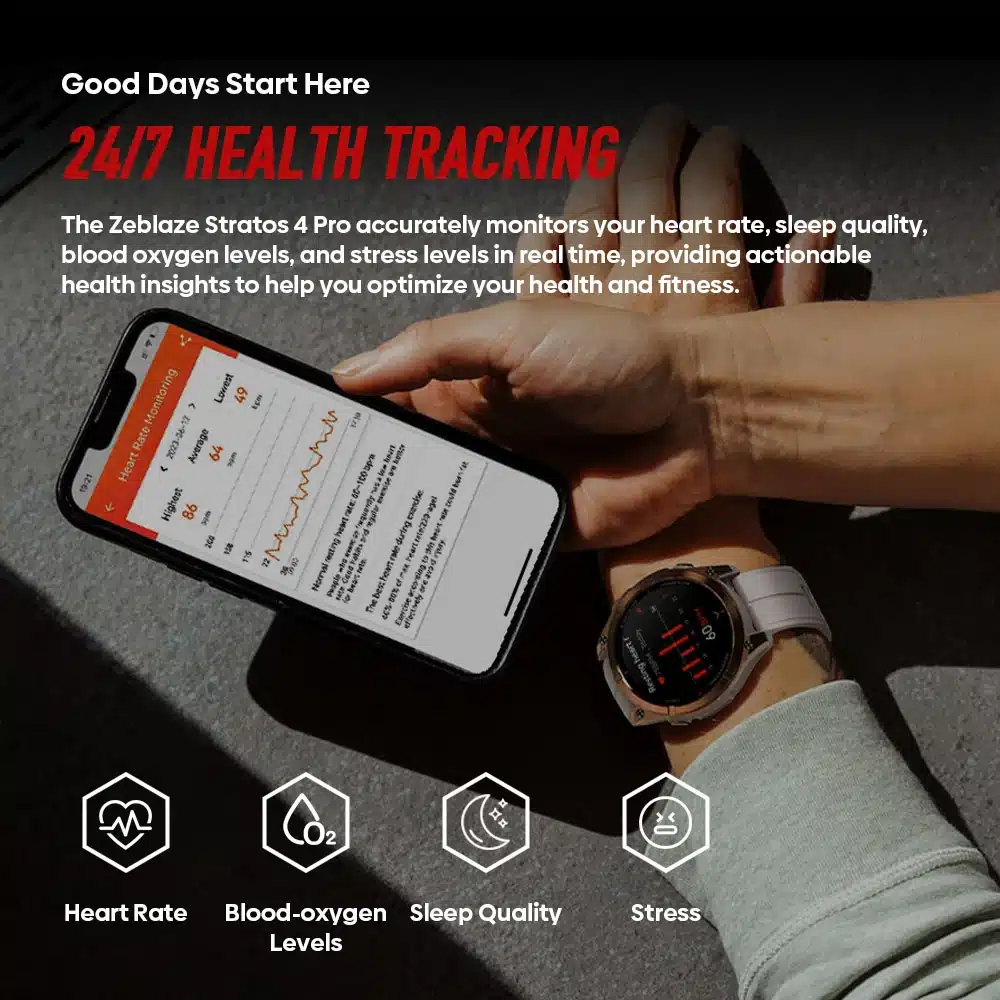 Stratos 4 Pro daily wellness tracking