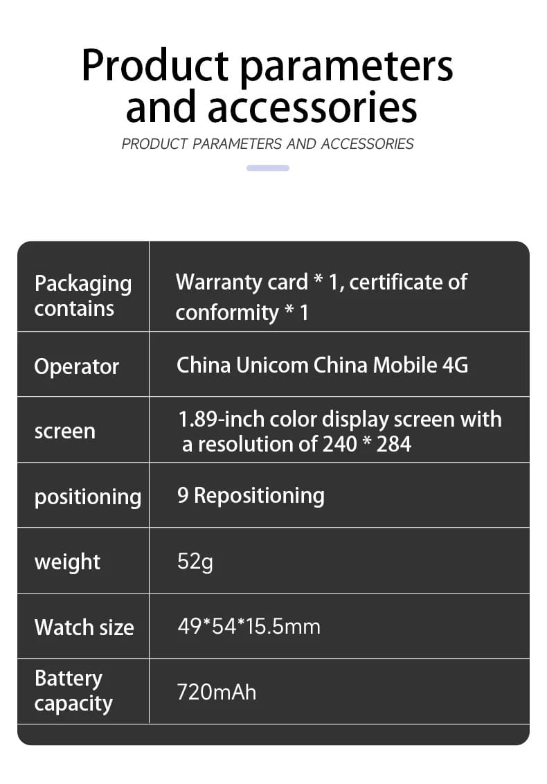 T8 4G Kids GPS Smart Watch - detail 15