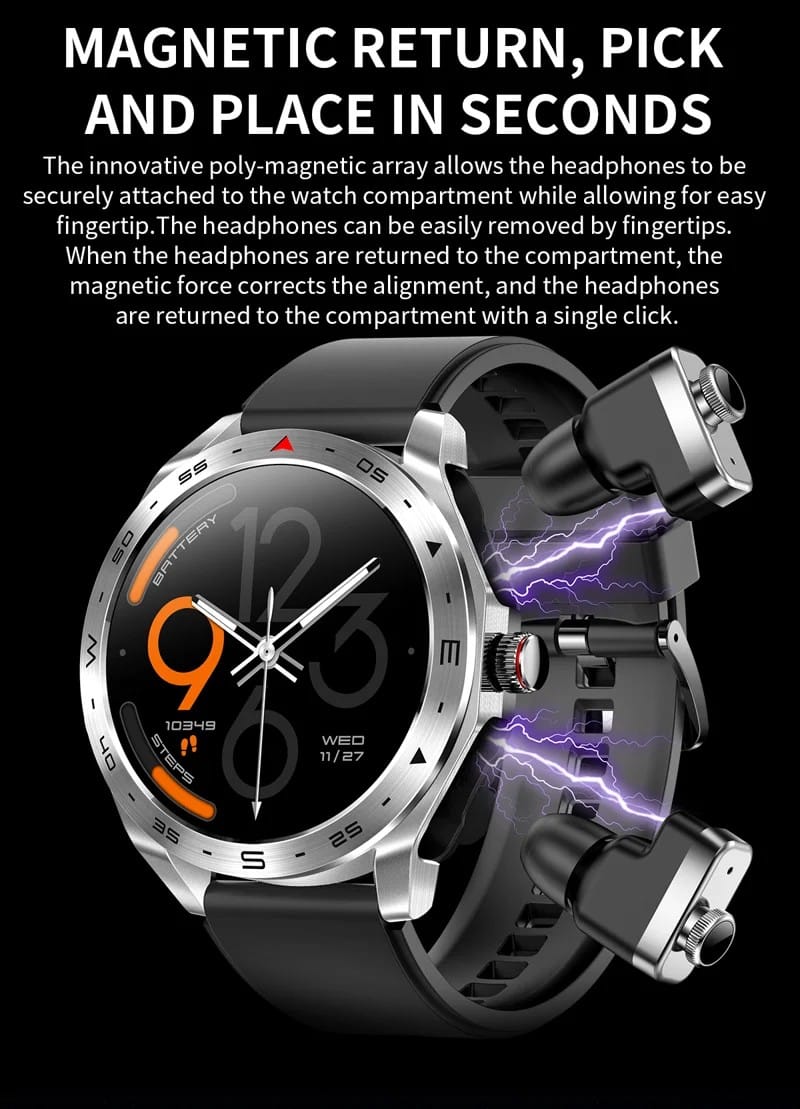 T95 Smart Watch with TWS Earphones - detail 12