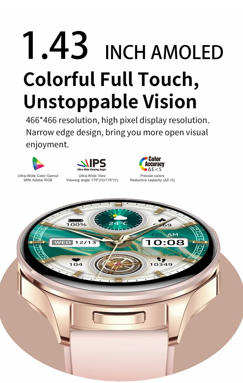 T98 AMOLED Smart Watch with TWS Earbuds - detail 02