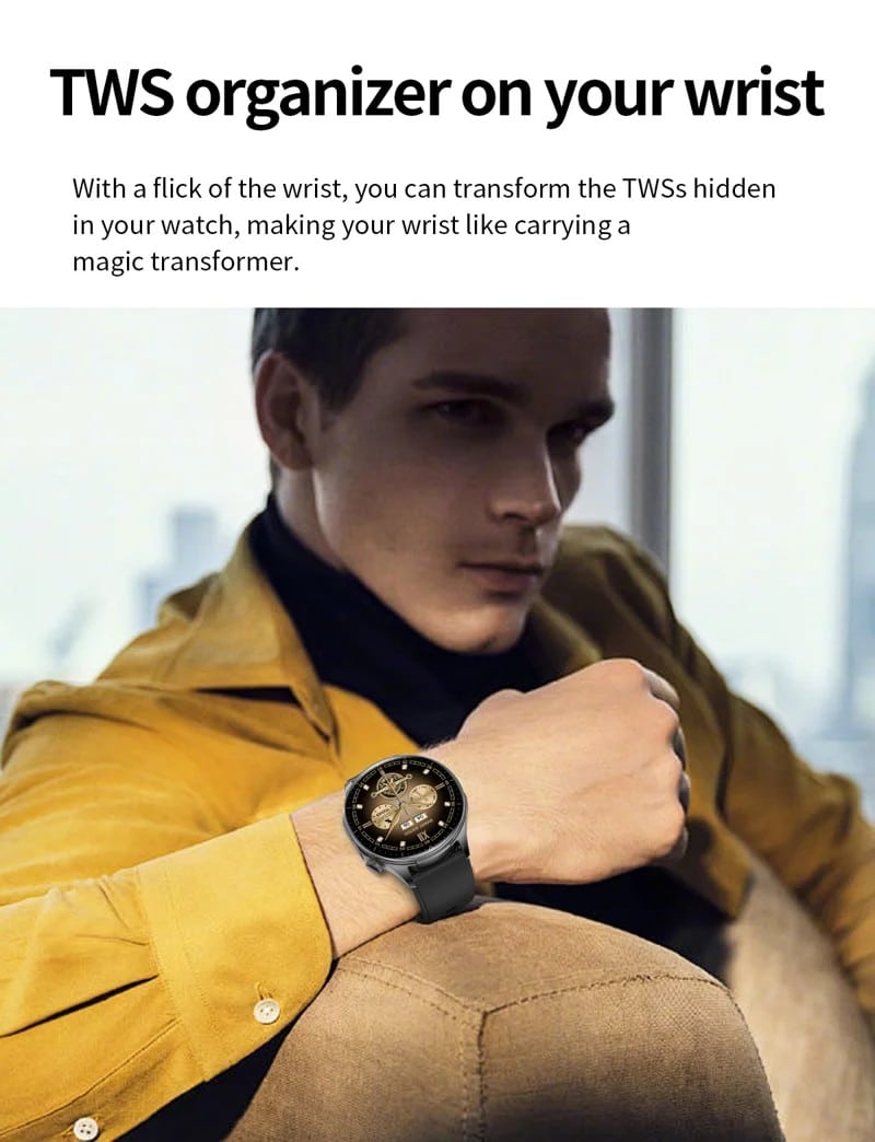 T98 AMOLED Smart Watch with TWS Earbuds - detail 08