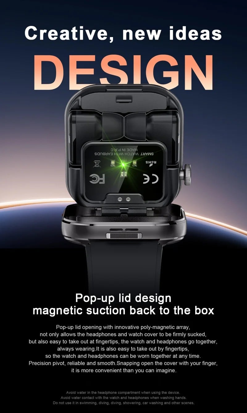 T99 Smart Watch with TWS Earbuds - detail 04