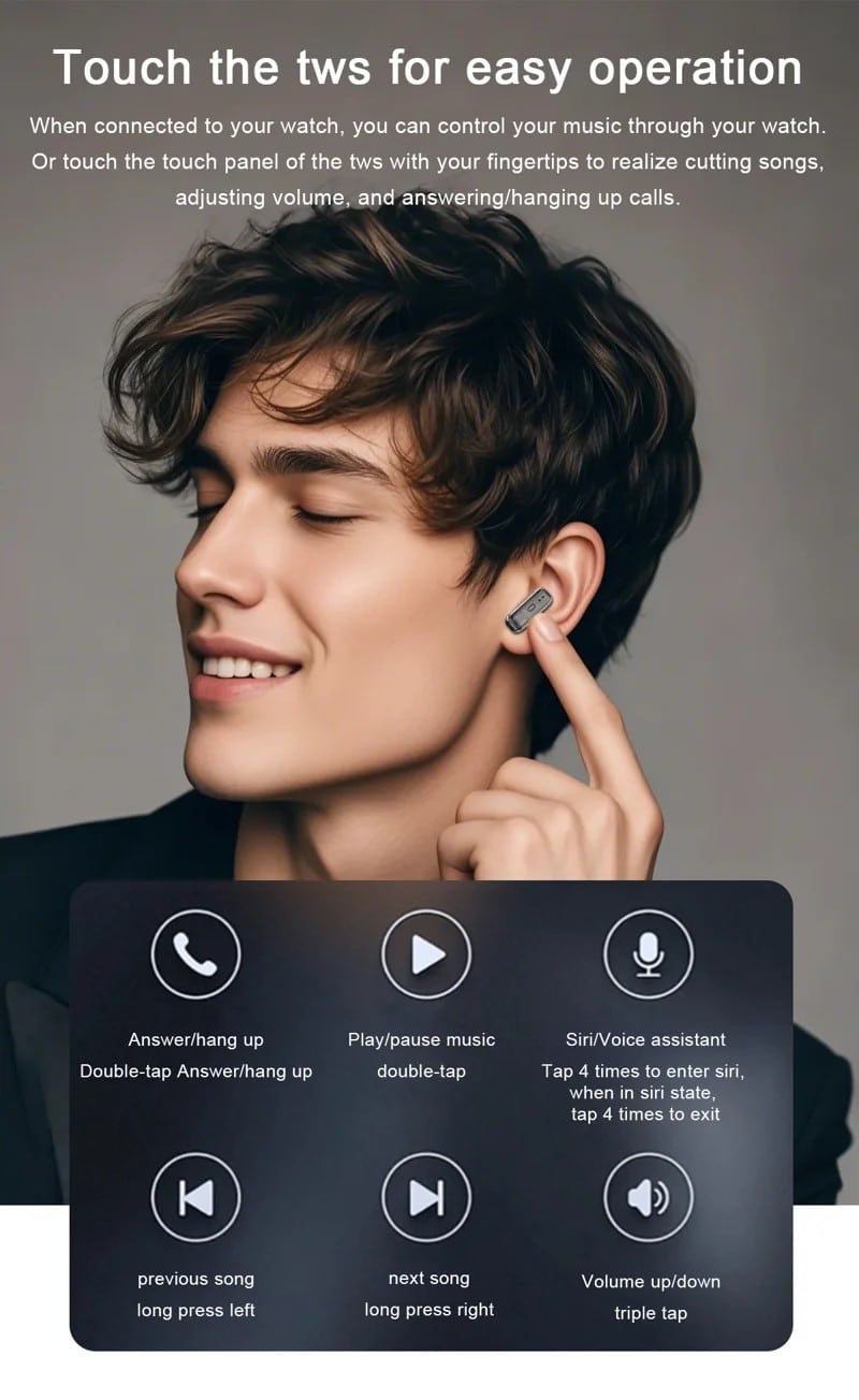 T99 Smart Watch with TWS Earbuds - detail 07