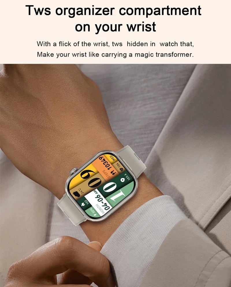 T99 Smart Watch with TWS Earbuds - detail 09