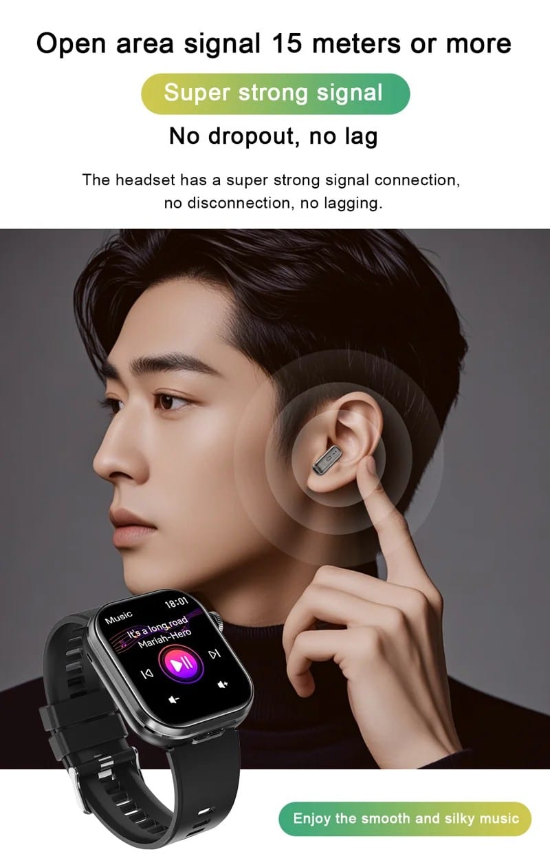 T99 Smart Watch with TWS Earbuds - detail 10
