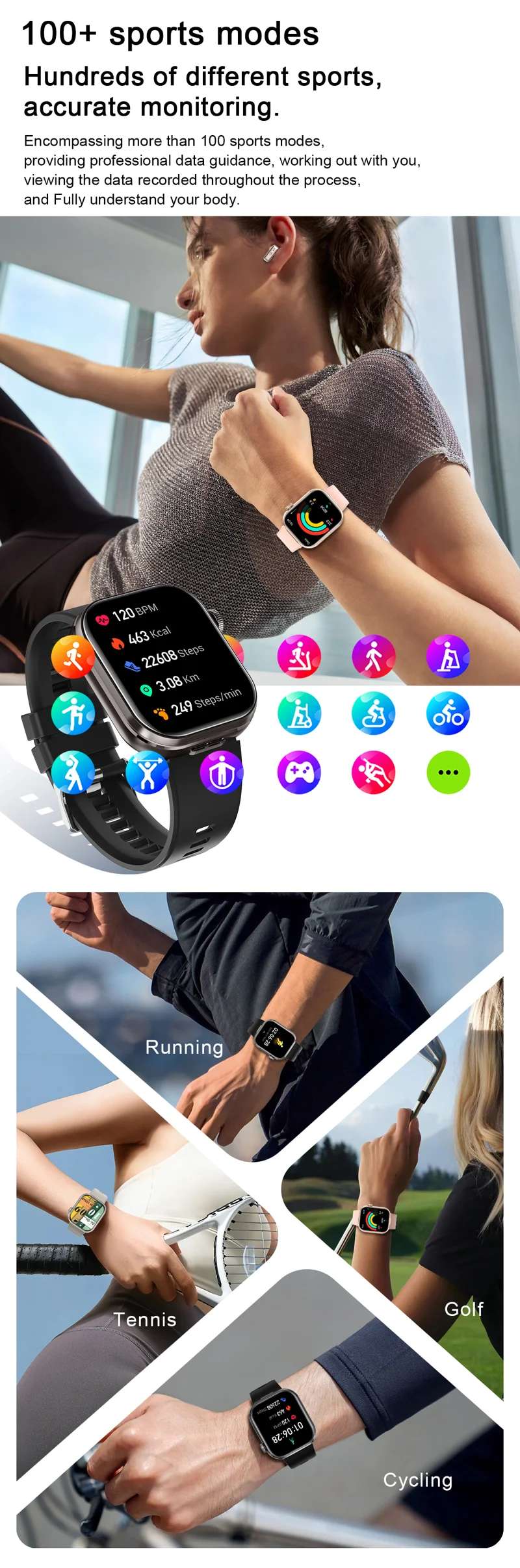 T99 Smart Watch with TWS Earbuds - detail 19