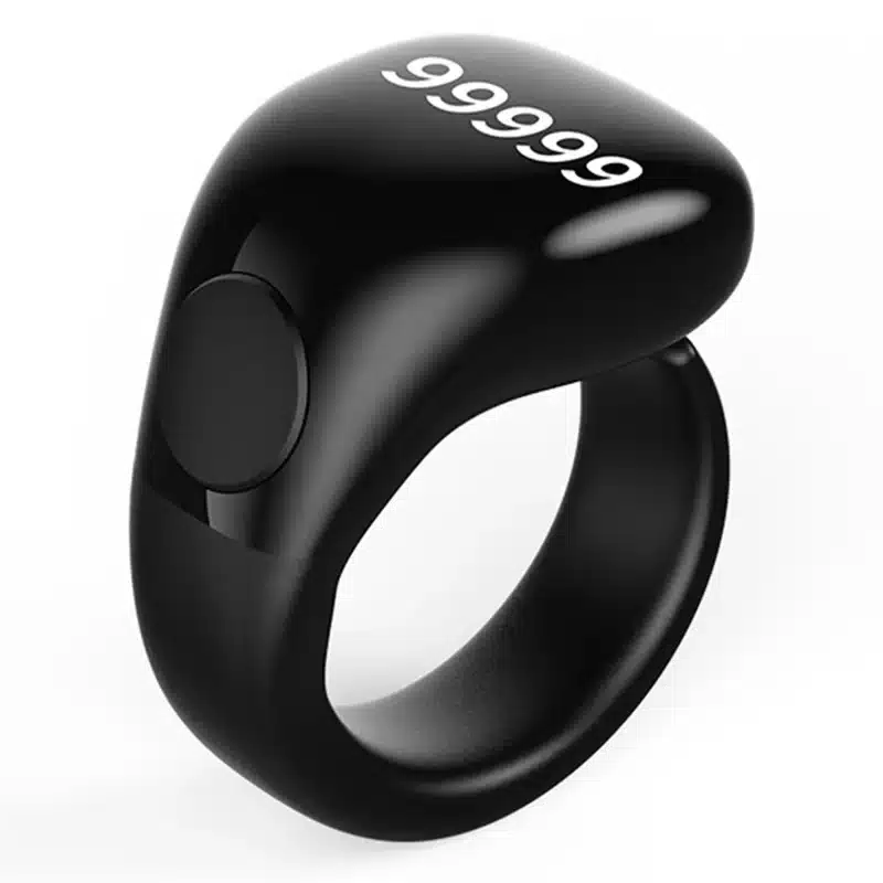 wearablemaster tasbih zikr smart ring 5 digit waterproof digital counter with adhan reminder d02 wearablemaster gallery 01 D02 smart ring product image