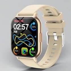 P6 TFT Bluetooth Calling Smart Watch - variant gold white