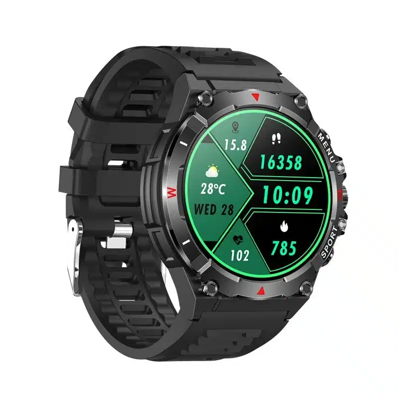 wearablemaster-tg02-1-43-inch-amoled-gps-outdoor-smart-watch-gallery-01 TG02 1.43-Inch AMOLED GPS Outdoor Smart Watch with Compass, Altimeter, Barometer and 500mAh Battery - Image 1