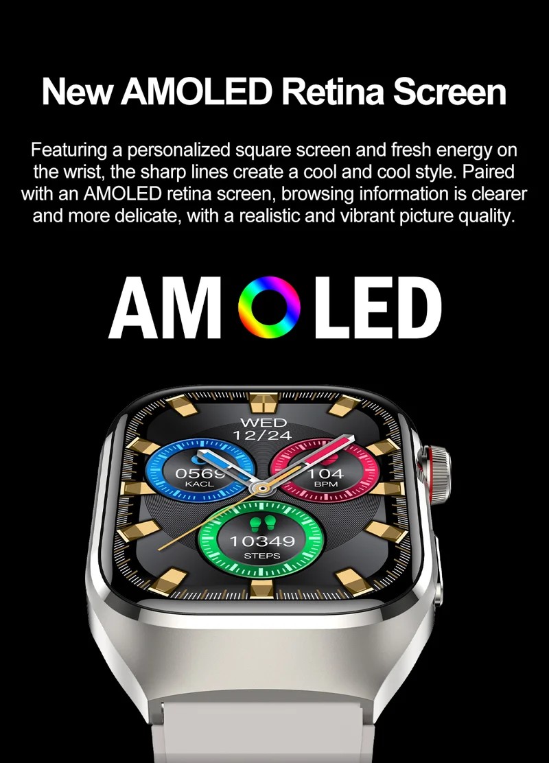 TK16 AMOLED Bluetooth Calling Smart Watch - detail 03
