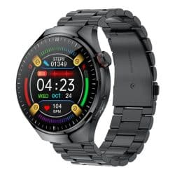 TK26Pro Steel Strap AMOLED Smart Watch - variant black