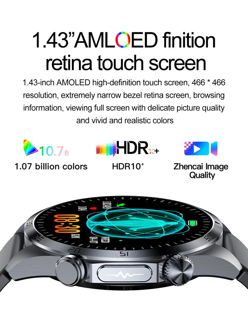 TK29 AMOLED Wellness Smart Watch - detail 03