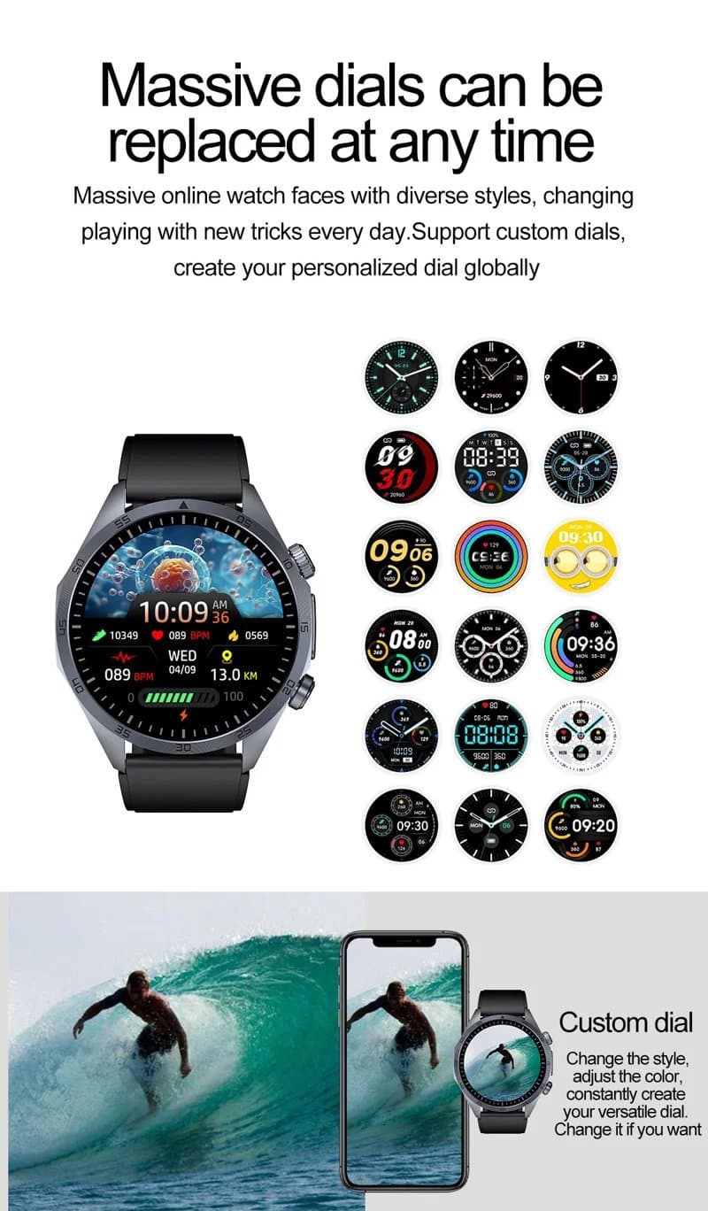 TK29 AMOLED Wellness Smart Watch - detail 05