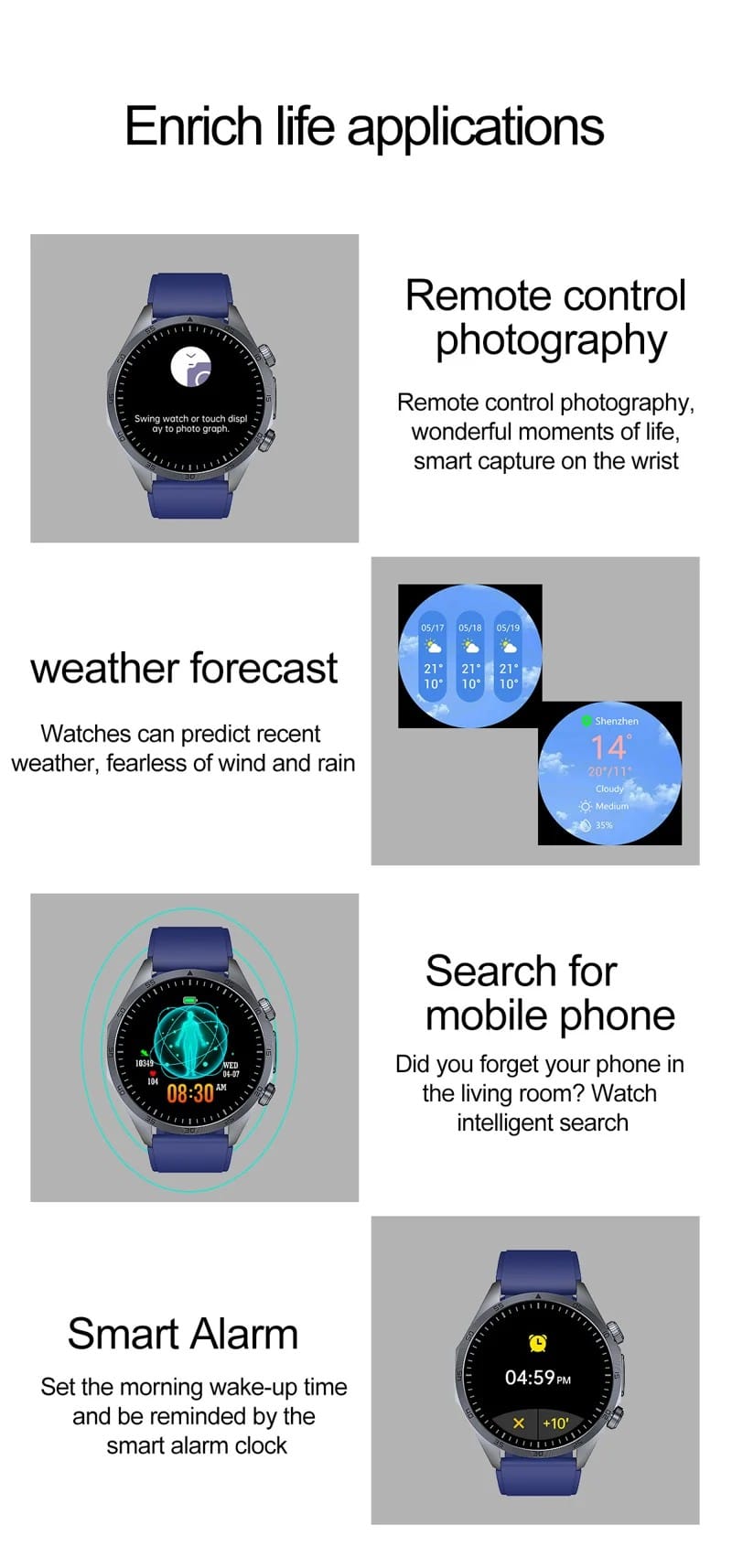 TK29 AMOLED Wellness Smart Watch - detail 33