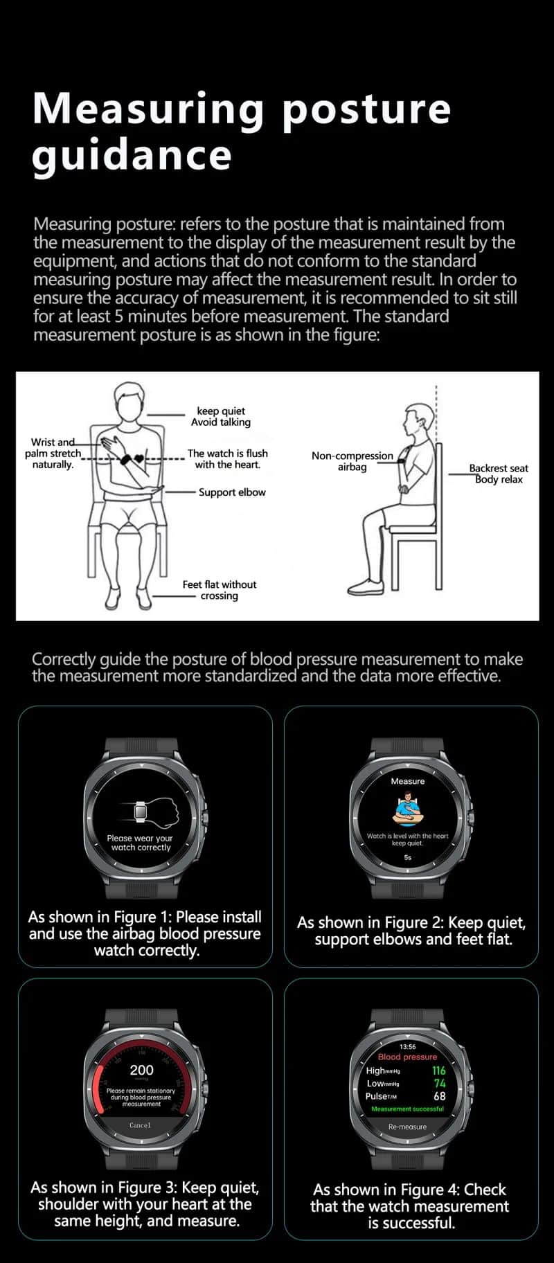 TK65 AMOLED Air-Pump ECG Smart Watch - detail 07