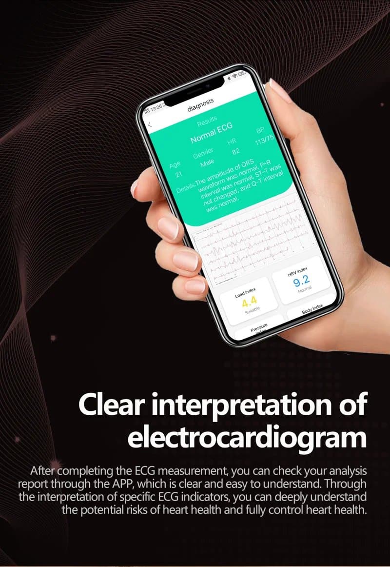 TK65 AMOLED Air-Pump ECG Smart Watch - detail 11