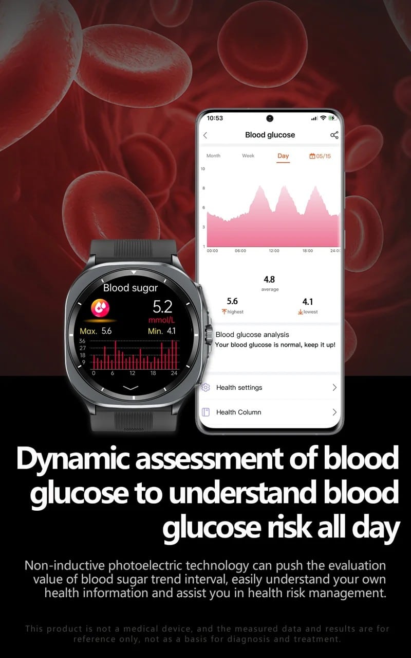 TK65 AMOLED Air-Pump ECG Smart Watch - detail 15