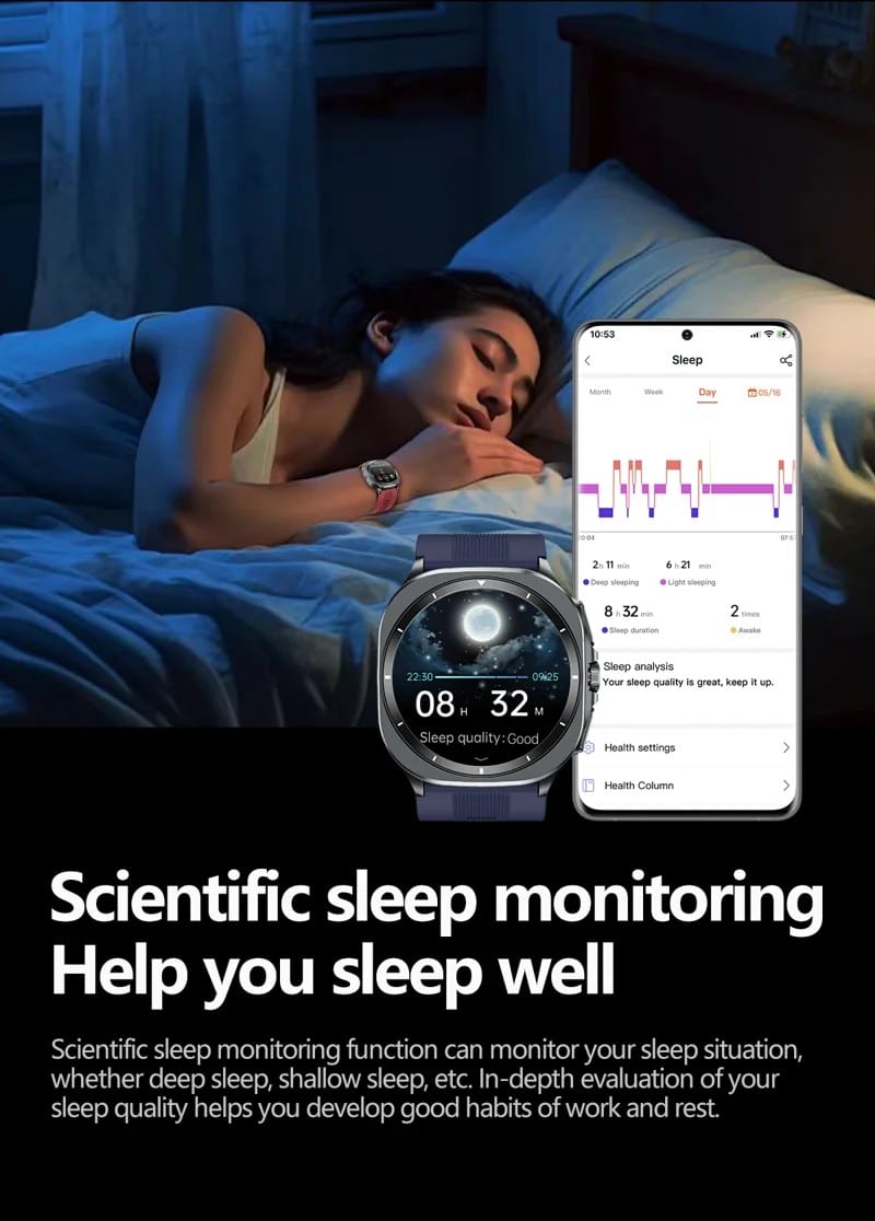 TK65 AMOLED Air-Pump ECG Smart Watch - detail 16