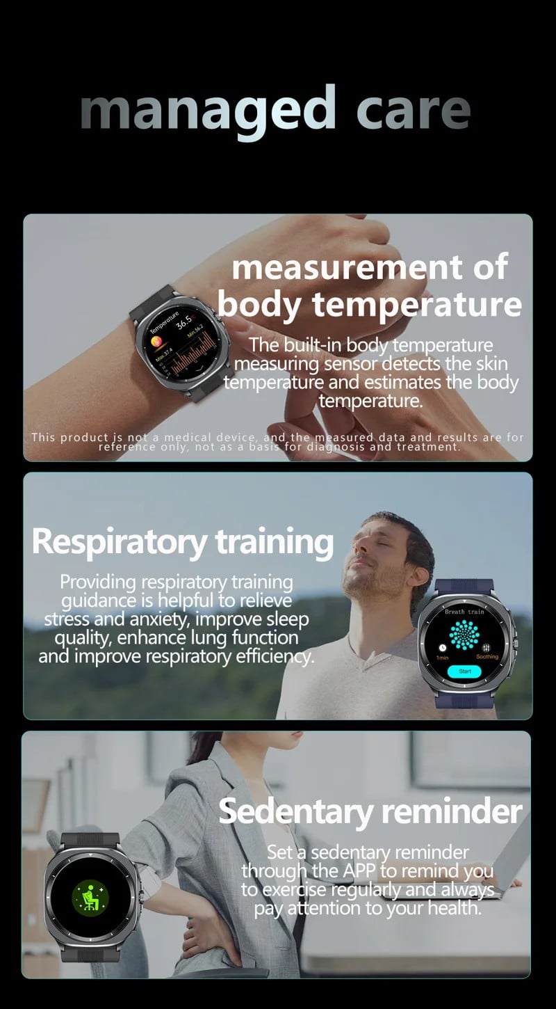 TK65 AMOLED Air-Pump ECG Smart Watch - detail 18