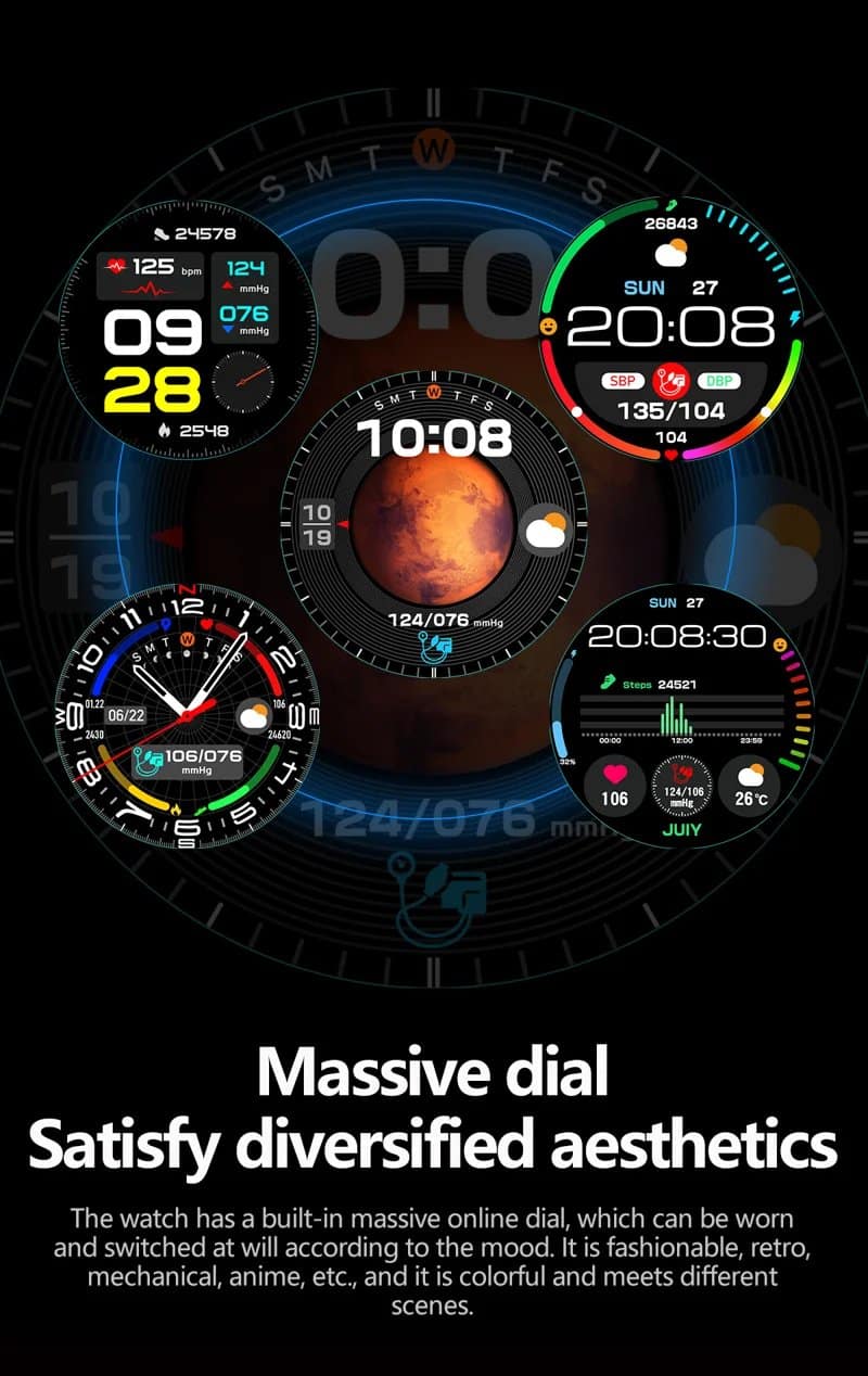 TK65 AMOLED Air-Pump ECG Smart Watch - detail 27