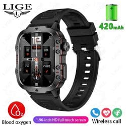 Bluetooth Calling Smart Watch - variant black