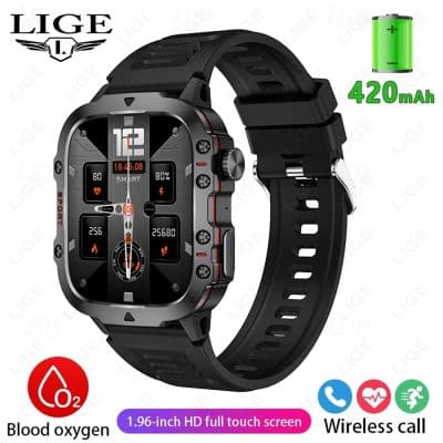 Bluetooth Calling Smart Watch - variant black