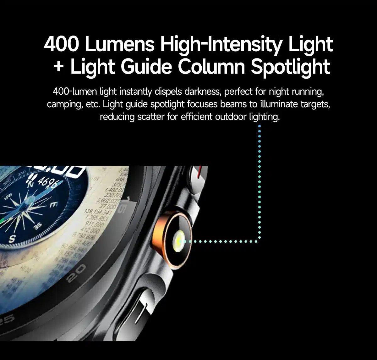 TS400 GPS smart watch detail image 6
