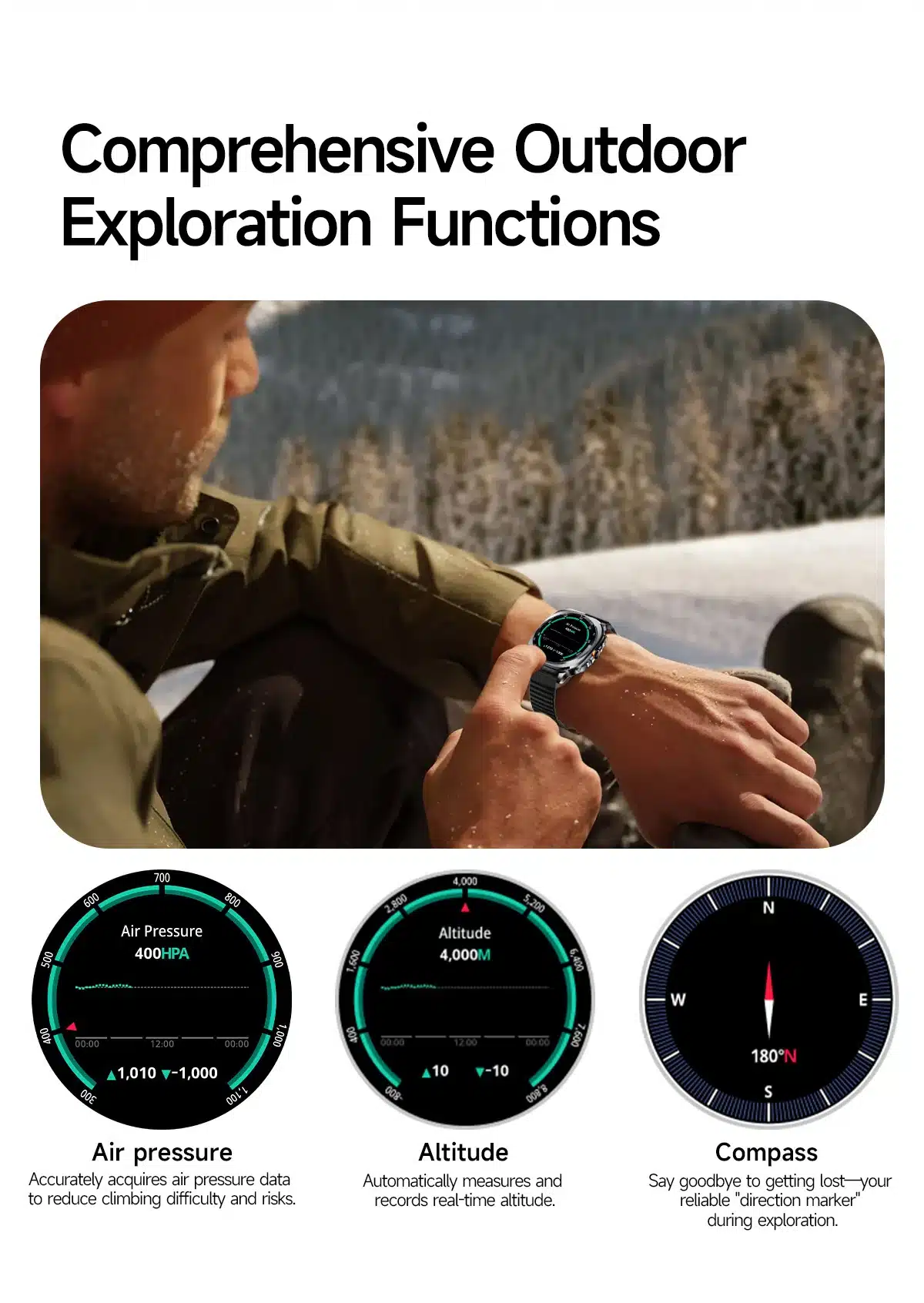 TS400 GPS smart watch detail image 8