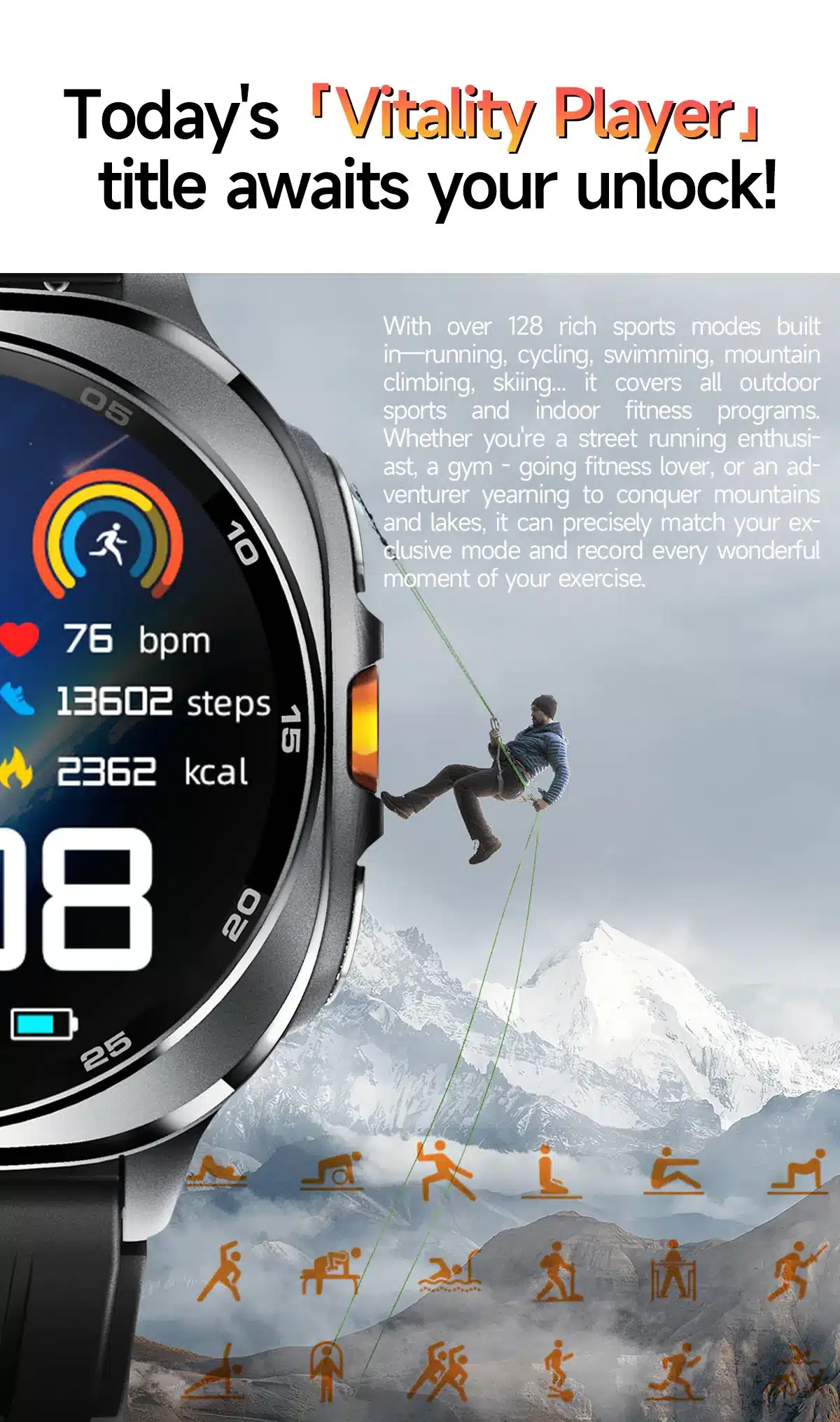 TS400 GPS smart watch detail image 13