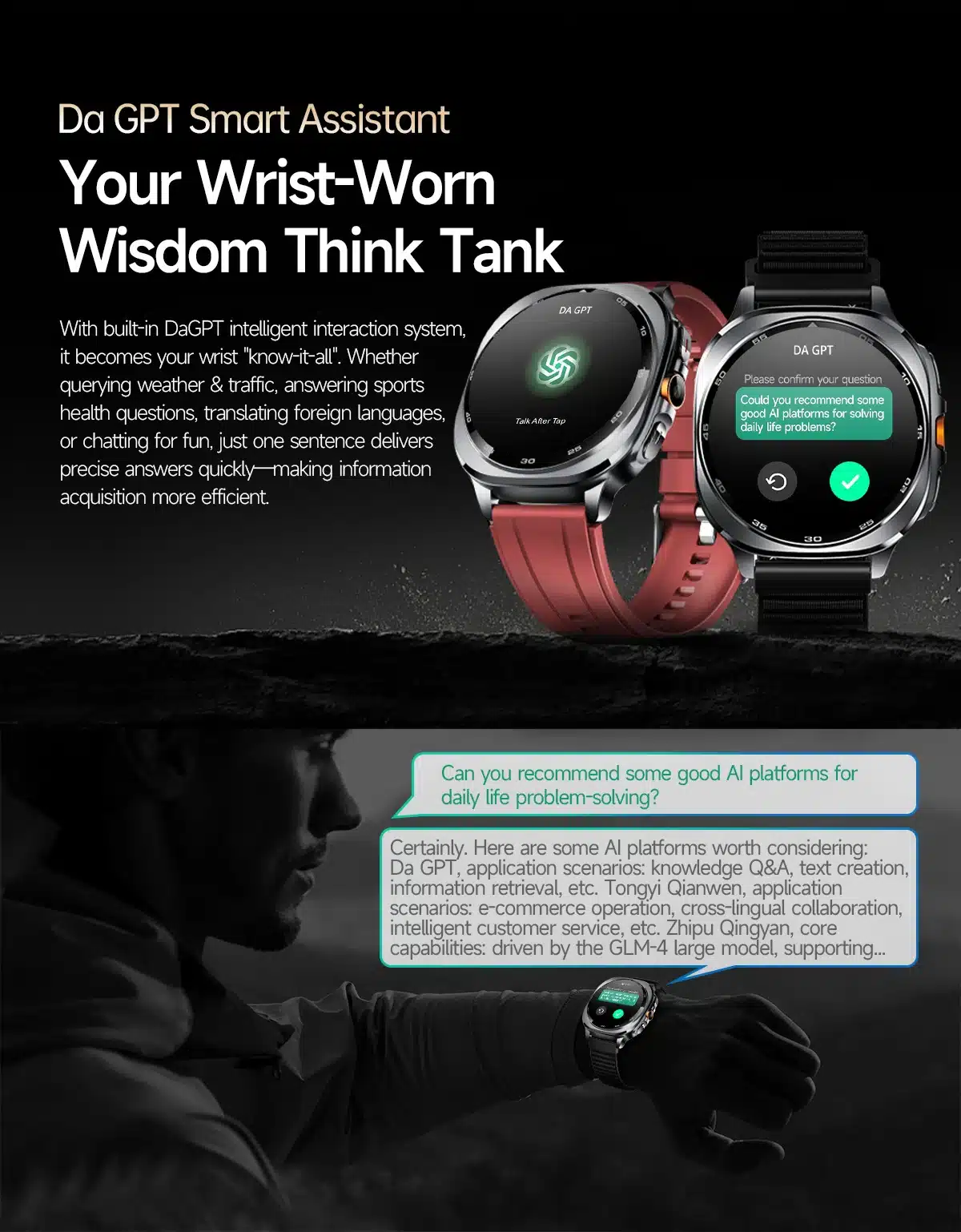 TS400 GPS smart watch detail image 14
