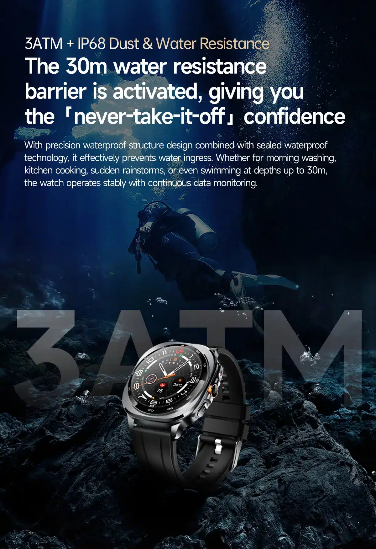 TS400 GPS smart watch detail image 16
