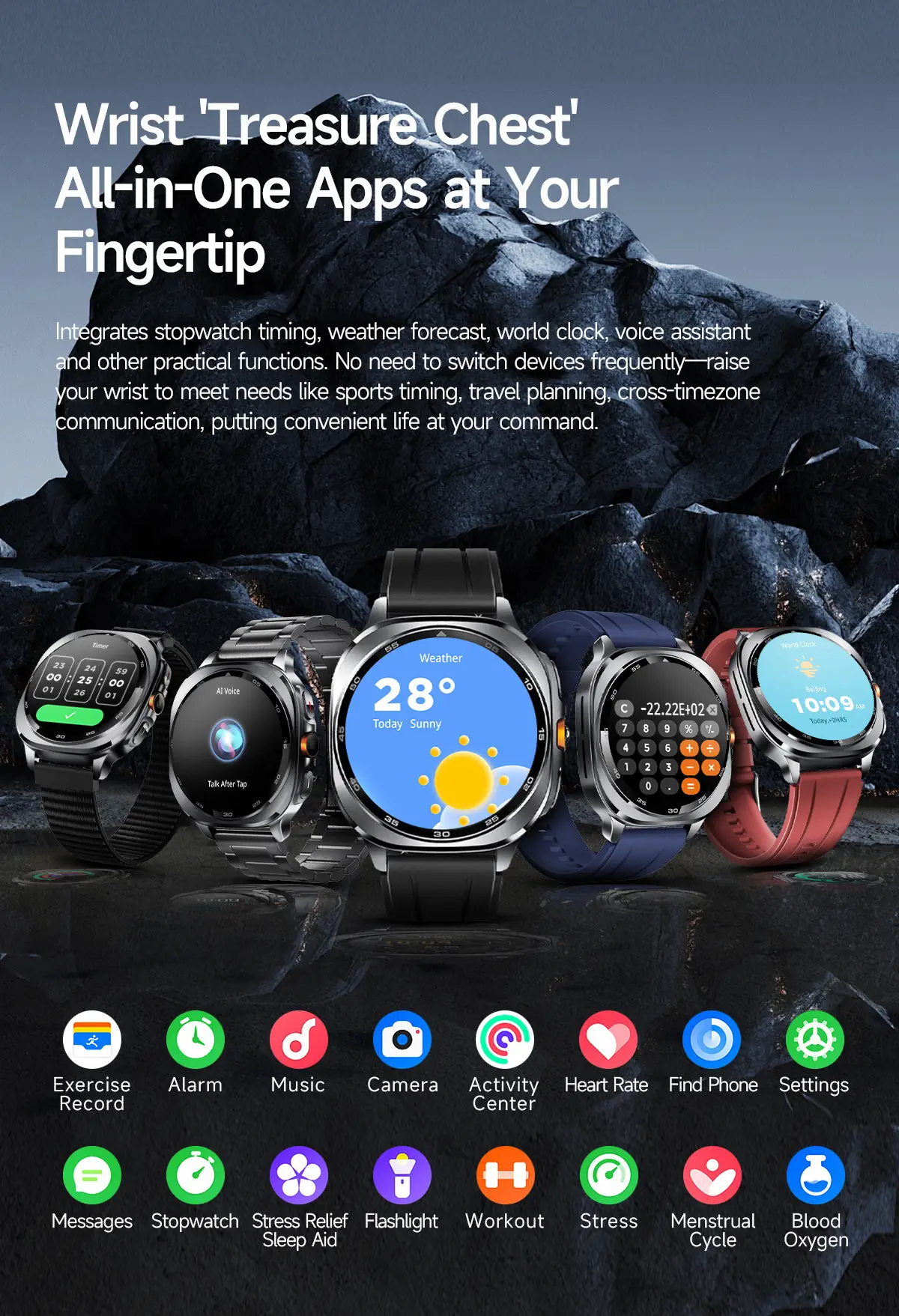 TS400 GPS smart watch detail image 26