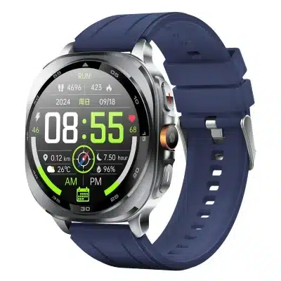 TS400 1.43-Inch AMOLED GPS Smart Watch with LED Flashlight, Compass and Bluetooth Calling