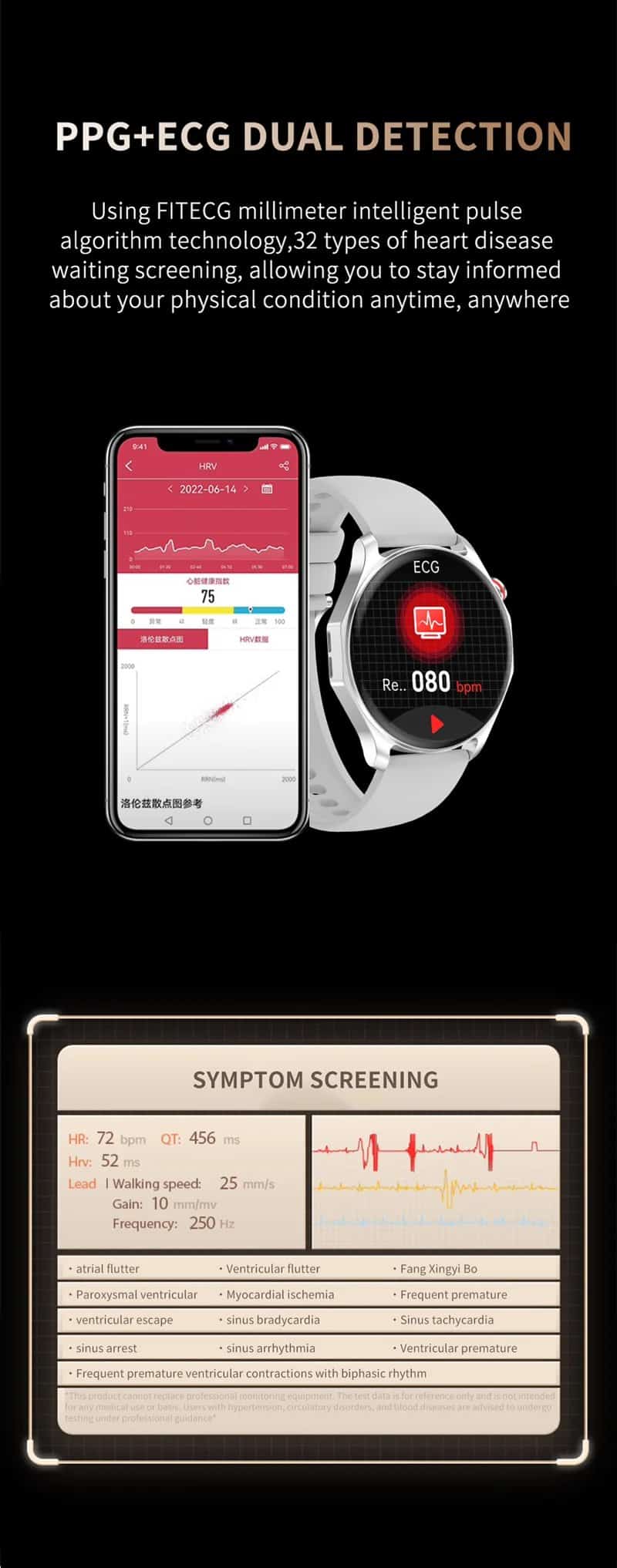 U11 AMOLED Health Smart Watch - detail 07