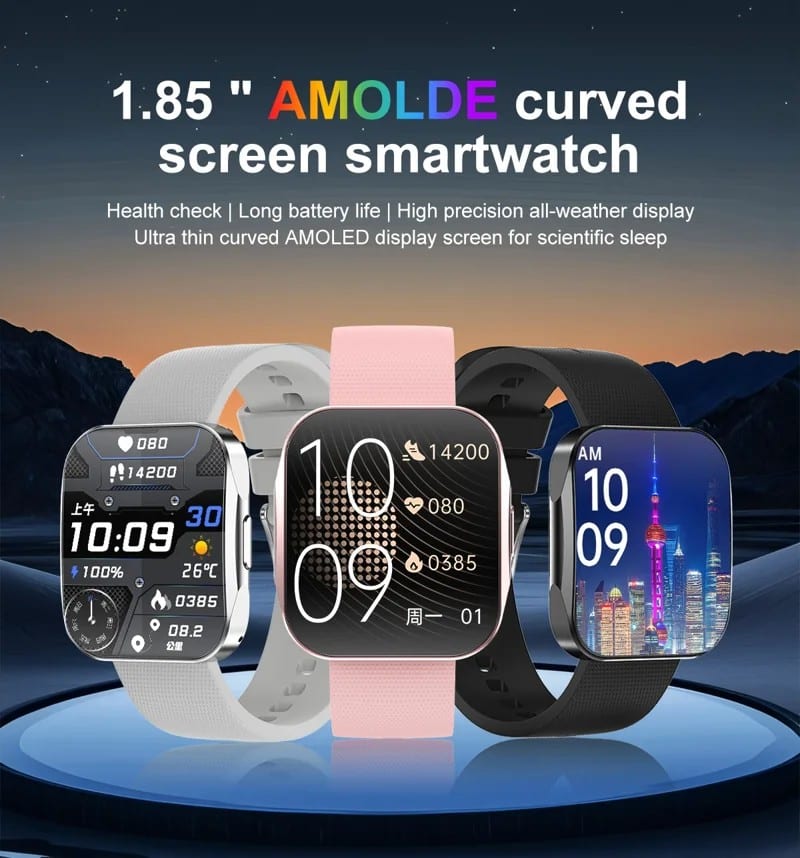 U19 Curved AMOLED Calling Smart Watch - detail 01