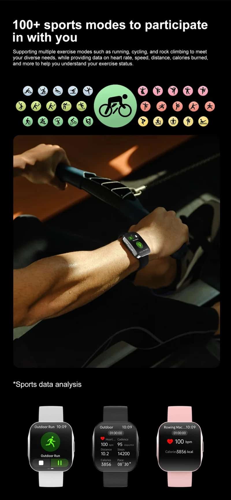 U19 Curved AMOLED Calling Smart Watch - detail 08
