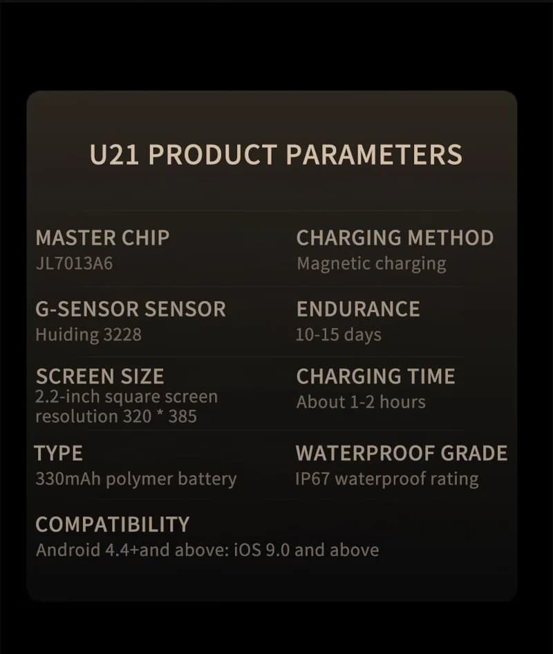 U21 ECG Health Smart Watch - detail 31