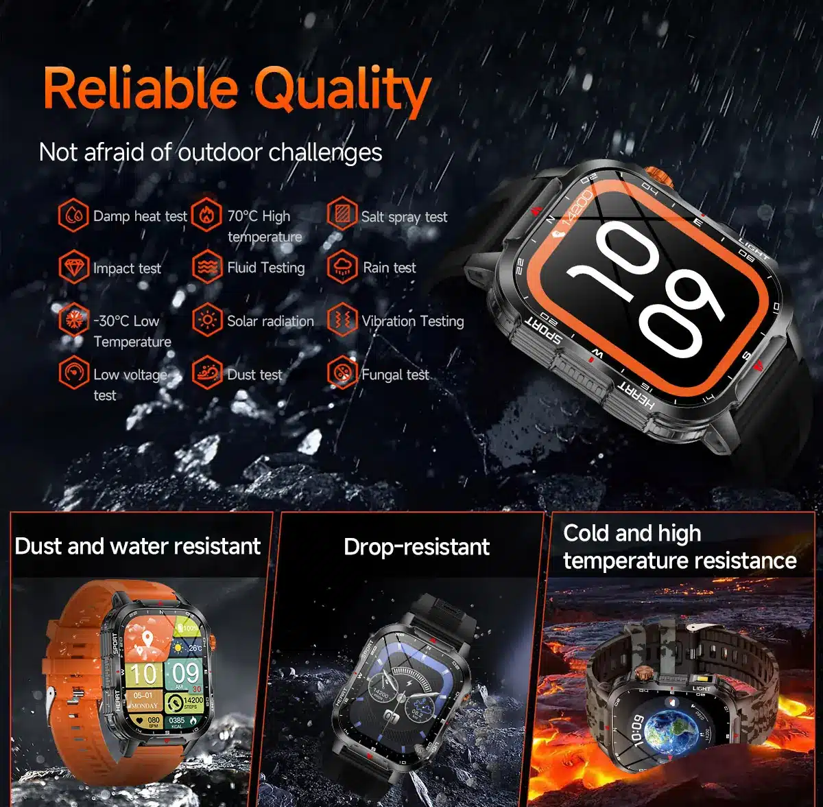 V35 rugged smart watch detail image 7