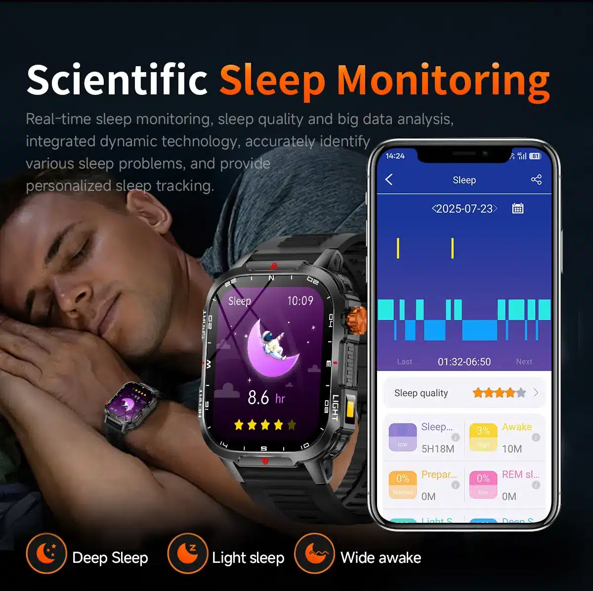 V35 rugged smart watch detail image 11