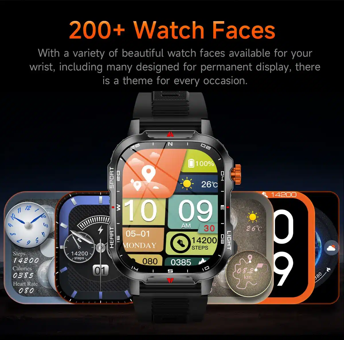 V35 rugged smart watch detail image 14