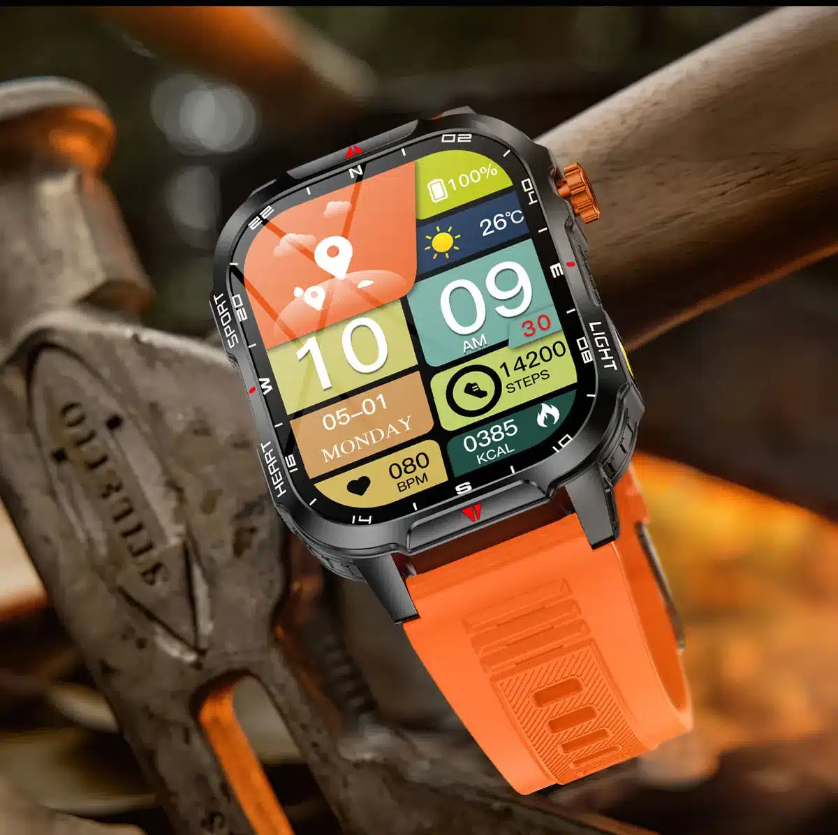 V35 rugged smart watch detail image 19