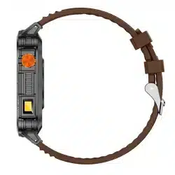 V35 2.01-Inch Rugged Smart Watch with LED Flashlight, 1100mAh Battery, Compass, Bluetooth Calling and IP68 Protection - Image 10